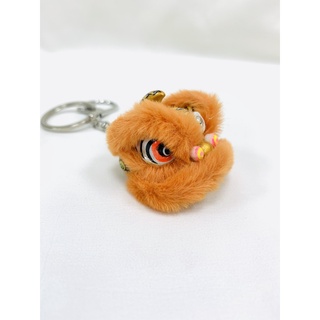 毛毛-橘红 พวงกุญแจ จี้เรซิ่น รูปสิงโต เหมาะกับของขวัญ สําหรับตกแต่งกระเป๋า