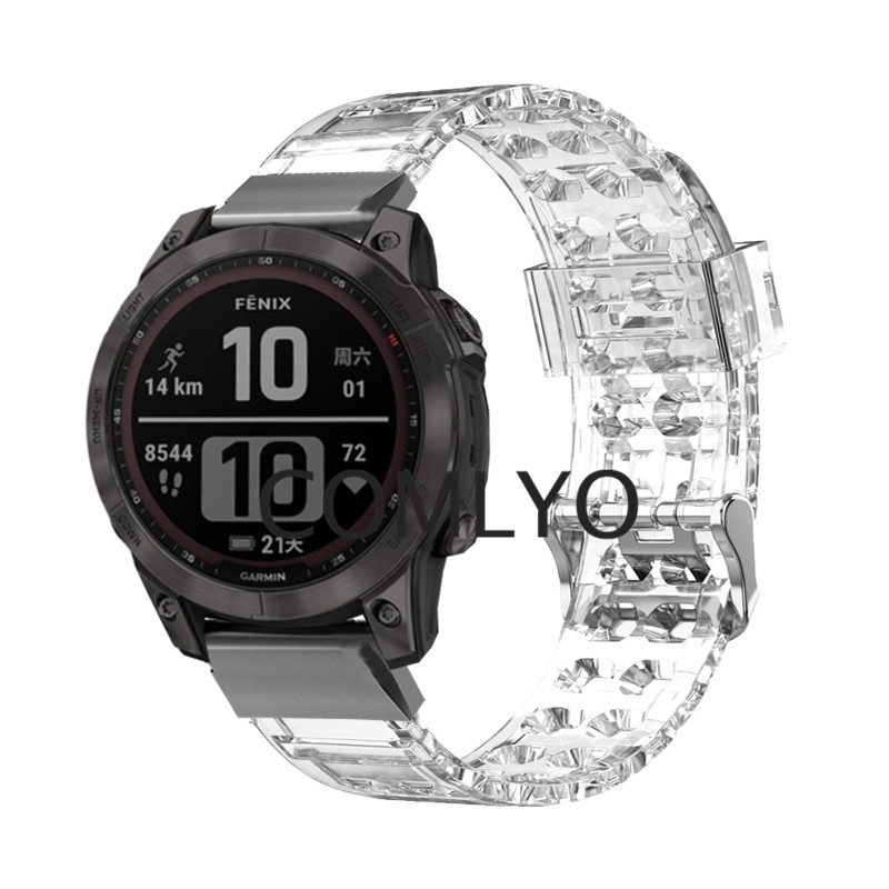 garmin-fenix-7x-7-epix-gen2-สาย-tpu-ใส-สายรัดข้อมือ-เคสนิ่ม-ป้องกัน-กันชน