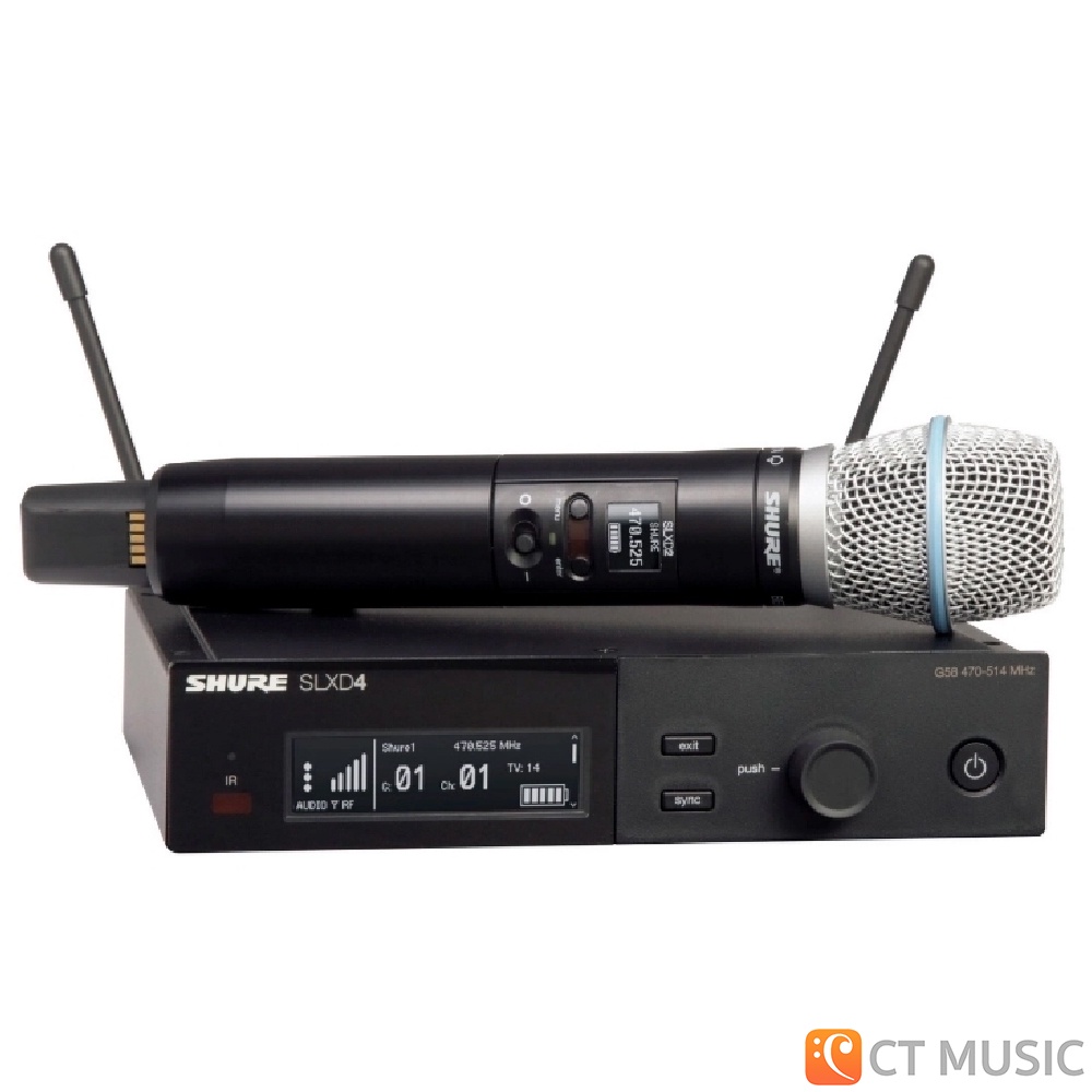 ใส่โค้ดลด-1000บ-shure-slxd24a-b87a-ไวร์เลสไมโครโฟน-microphone-wireless-ประกันศูนย์มหาจักร