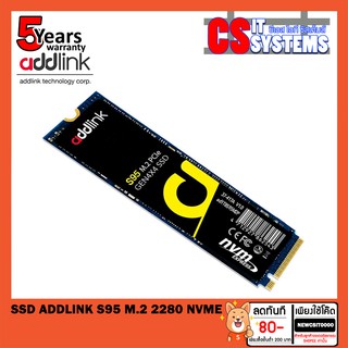 SSD (เอสเอสดี) 1TB,2TB ADDLINK S95 M.2 2280 NVMe
