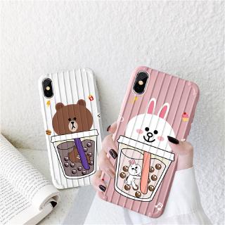 เคสซิลิโคน ปิดด้านหลัง ลายดอกไม้ ขวดน้ํา สไตล์แฟชั่น สําหรับ iPhone XR X XS XSMax