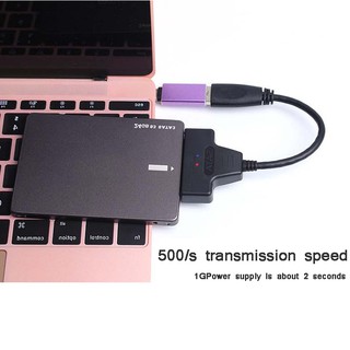 ภาพขนาดย่อของภาพหน้าปกสินค้าสายตัวแปลง USB 3.0 SATA Adapter 2.5 Inch Converter Cable for 2.5 inch SSD HDD Hard Disk Drive Adapter จากร้าน easybuy_mall บน Shopee ภาพที่ 5