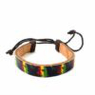 สินค้าราสต้า Leather Wristband Rastaman Rasta Colors Cuff สายรัดข้อมือแบบหนังสุดเท่ห์ Bob Marley Leather Wristband