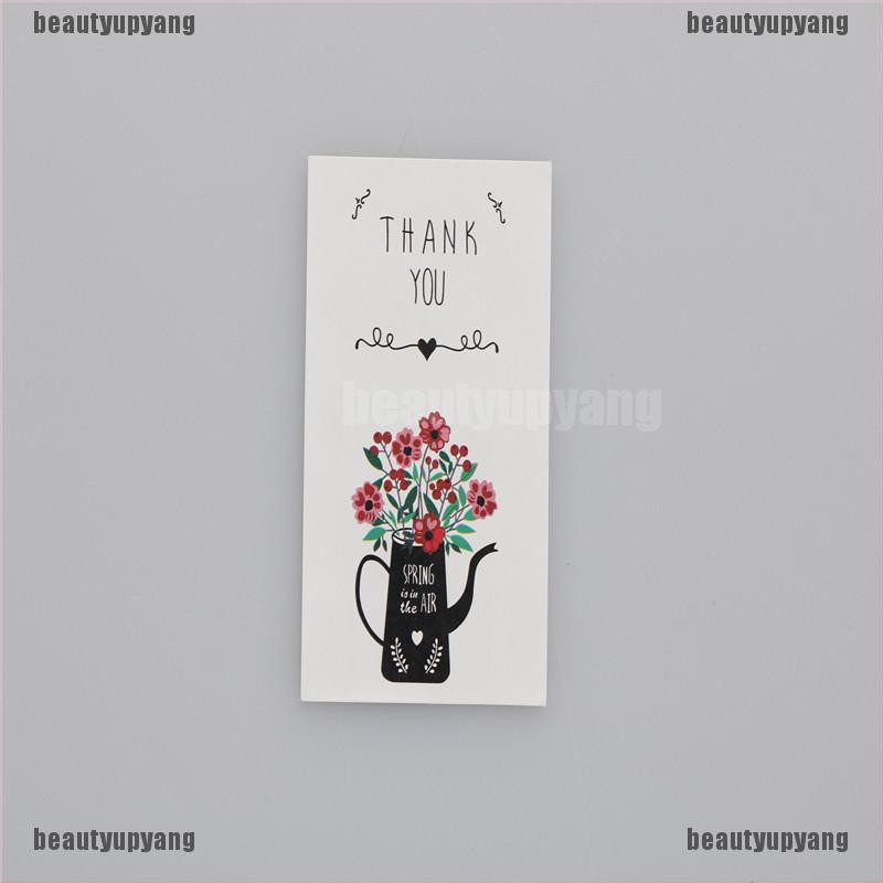 สติกเกอร์กระดาษ-ลายดอกไม้-thankyou-สําหรับตกแต่งเค้ก-60-ชิ้น