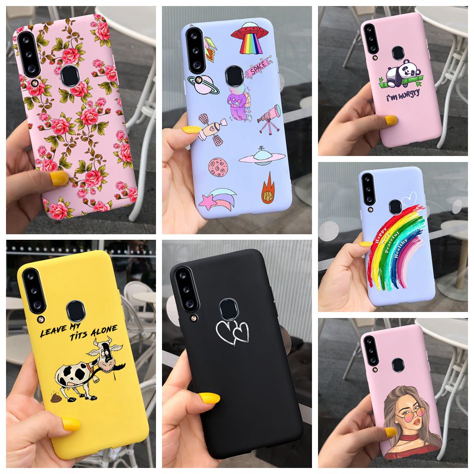 เคสโทรศัพท์มือถือแบบนิ่ม-tpu-ผิวด้าน-กันกระแทก-ลายการ์ตูนดอกไม้-แฟชั่น-สําหรับ-samsung-galaxy-a20-a20s-a30-a30s-a50-a50s