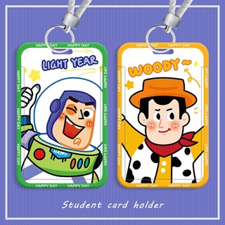 กระเป๋าใส่บัตรรถบัส ลายการ์ตูน Toy Story ควบคุมเข้ามหาวิทยาลัย สําหรับนักเรียน