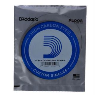 ภาพหน้าปกสินค้าD\'addario PL008 สายกีตาร์โปร่ง/ไฟฟ้าแบบแยกเส้น ที่เกี่ยวข้อง