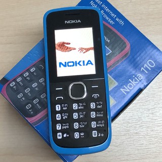 สินค้า Original Nokia 110 โนเกีย) ฟังเพลงและถ่ายรูปด้วยสีไทย