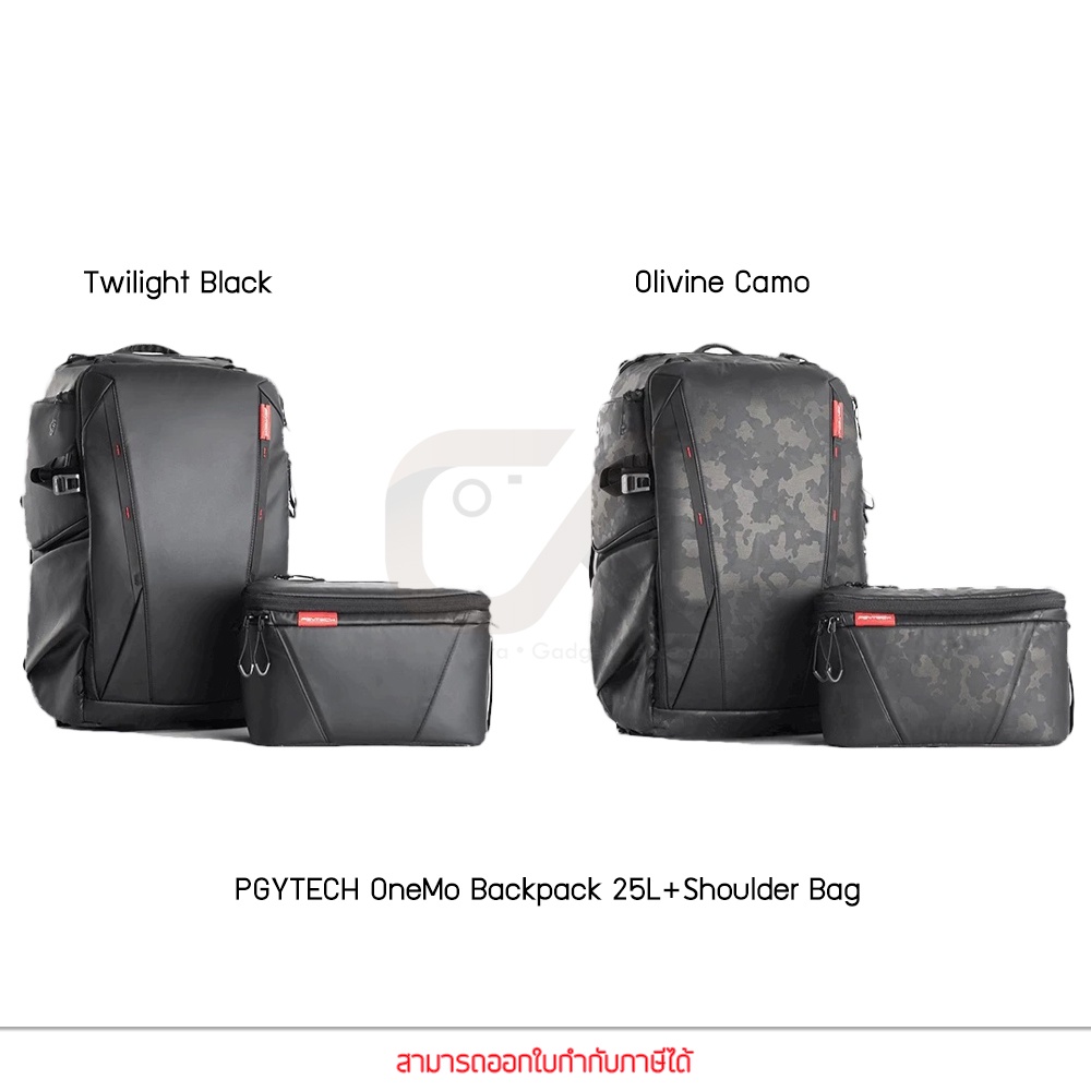 pgytech-onemo-backpack-waterproof-25l-shoulder-bag-สี-twilight-black-olivine-camo-กระเป๋าเป้-กระเป๋าใส่กล้อง