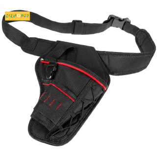 Drill Holster Waterproof Impact Driver Drill Holder Multi-functional Electric Tool Pouch Bag with Waist Belt for Wrench Hammer Screwdriver