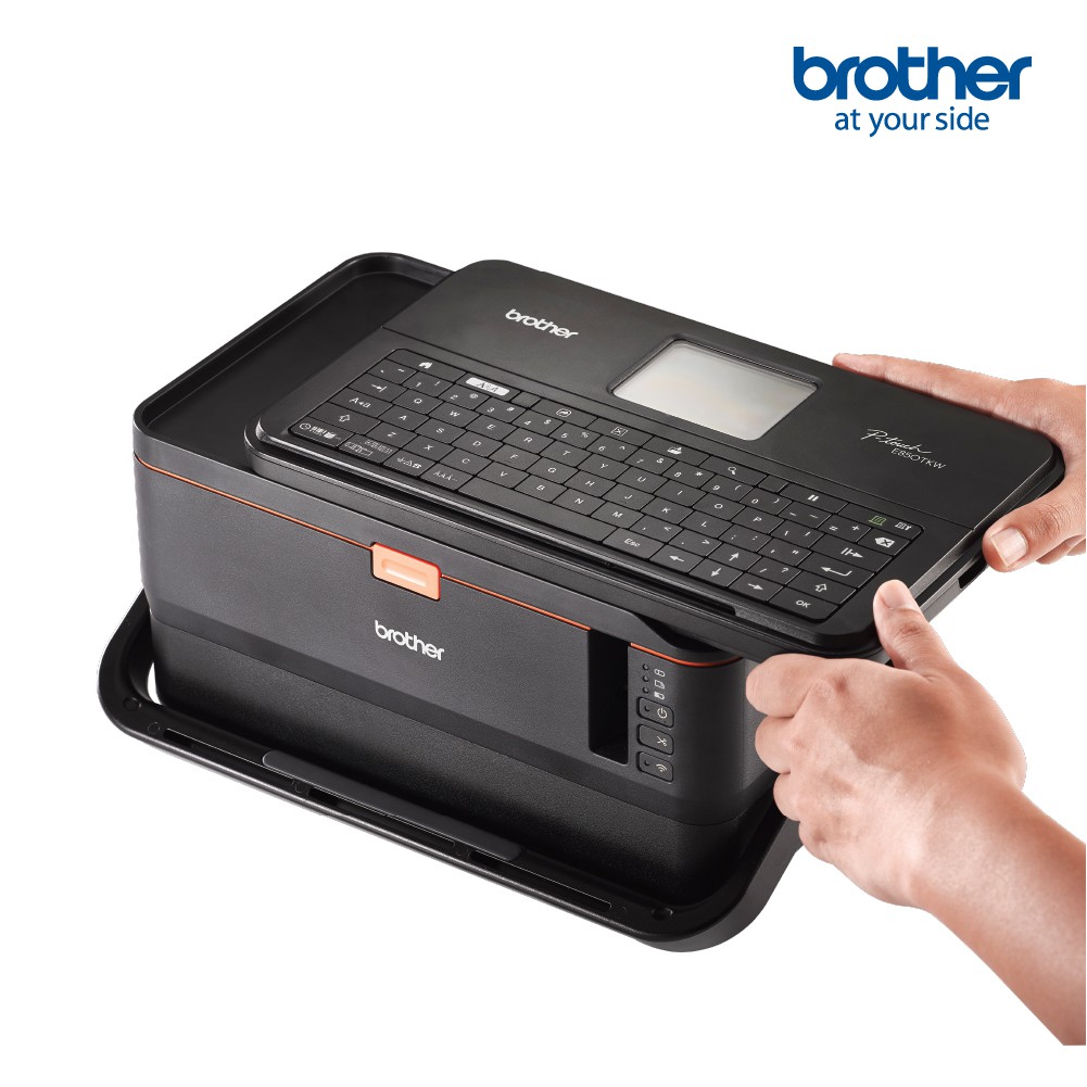 brother-label-printer-p-touch-pt-e850tkwli-เครื่องพิมพ์ฉลาก-และปลอกสายไฟ-สติ๊กเกอร์-บาร์โค๊ด