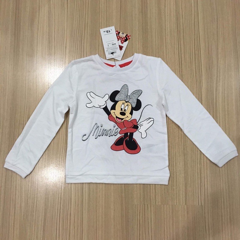 เสื้อยืดแขนยาวเด็กโต-งาน-disney-แท้-ชนเว็บ-ไซส์-5-11-ขวบ