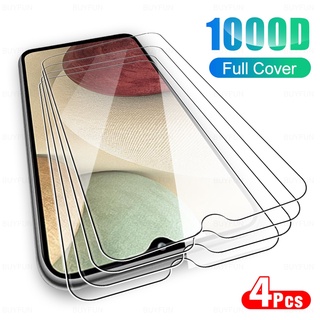 4Pcs Cover Tempered Glass Screen Protector For Samsung Galaxy A12 A13 A11 A10e 5G GalaxyA12 Protective Film On For SM-A125F 6.5"