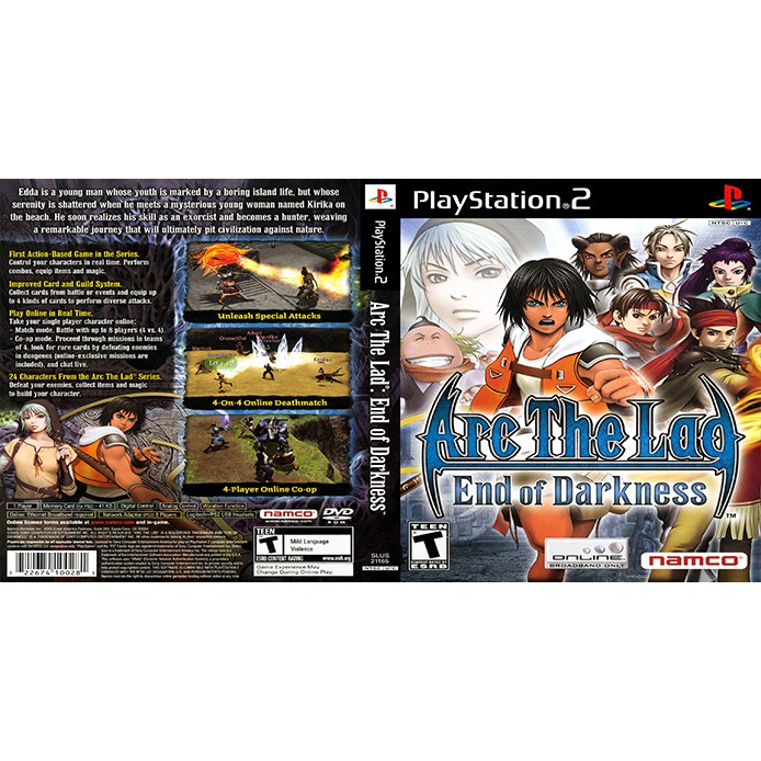 แผ่นเกมส์-ps2-เกมแนะนำ-arc-the-lad-end-of-darkness-usa