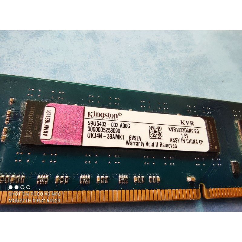 ภาพสินค้า(ร้านในไทย) RAM DDR3 1GB-2GB/1333,2GB/1600 คละแบรนด์ จากร้าน peg4sus บน Shopee ภาพที่ 3