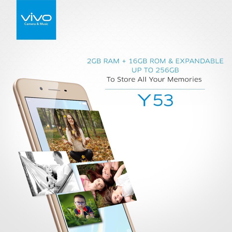 พร้องส่ง-vivo-y53-ram-2-gb-rom-16-gb-เครื่องใหม่ของแท้-เเถมฟรีเคสใส-ฟิล์ม