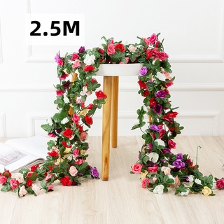 ดอกไม้ปลอม ดอกโบตั๋นปลอม ผ้าไหม ขนาด 2.5 เมตร สําหรับตกแต่งบ้าน ห้องนั่งเล่น งานแต่งงาน