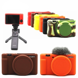 เคสซิลิโคนนิ่ม ป้องกันกล้อง สําหรับ Sony ZV1 Z-V1