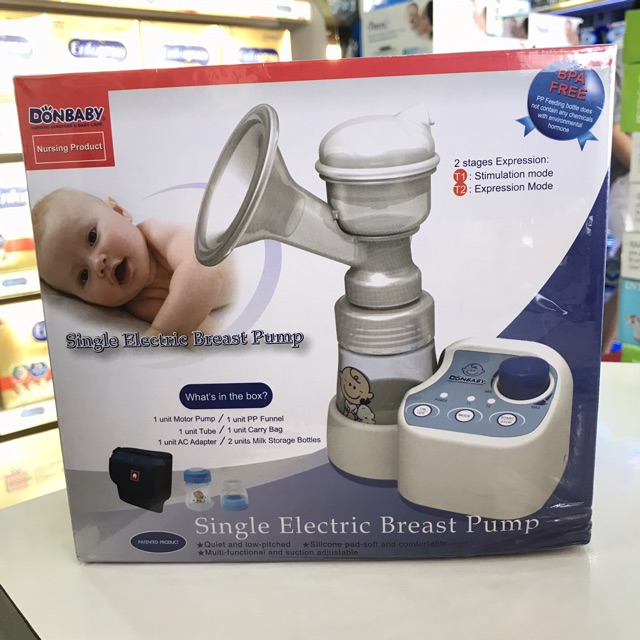 เครื่องปั๊มนมไฟฟ้าdonbaby-single-electric-breast-pump-เครื่องปั๊มนมไฟฟ้า