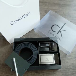 Calvin Klein เข็มขัด + หัวเข็มขัด 2 ชิ้น แท้(outlet)