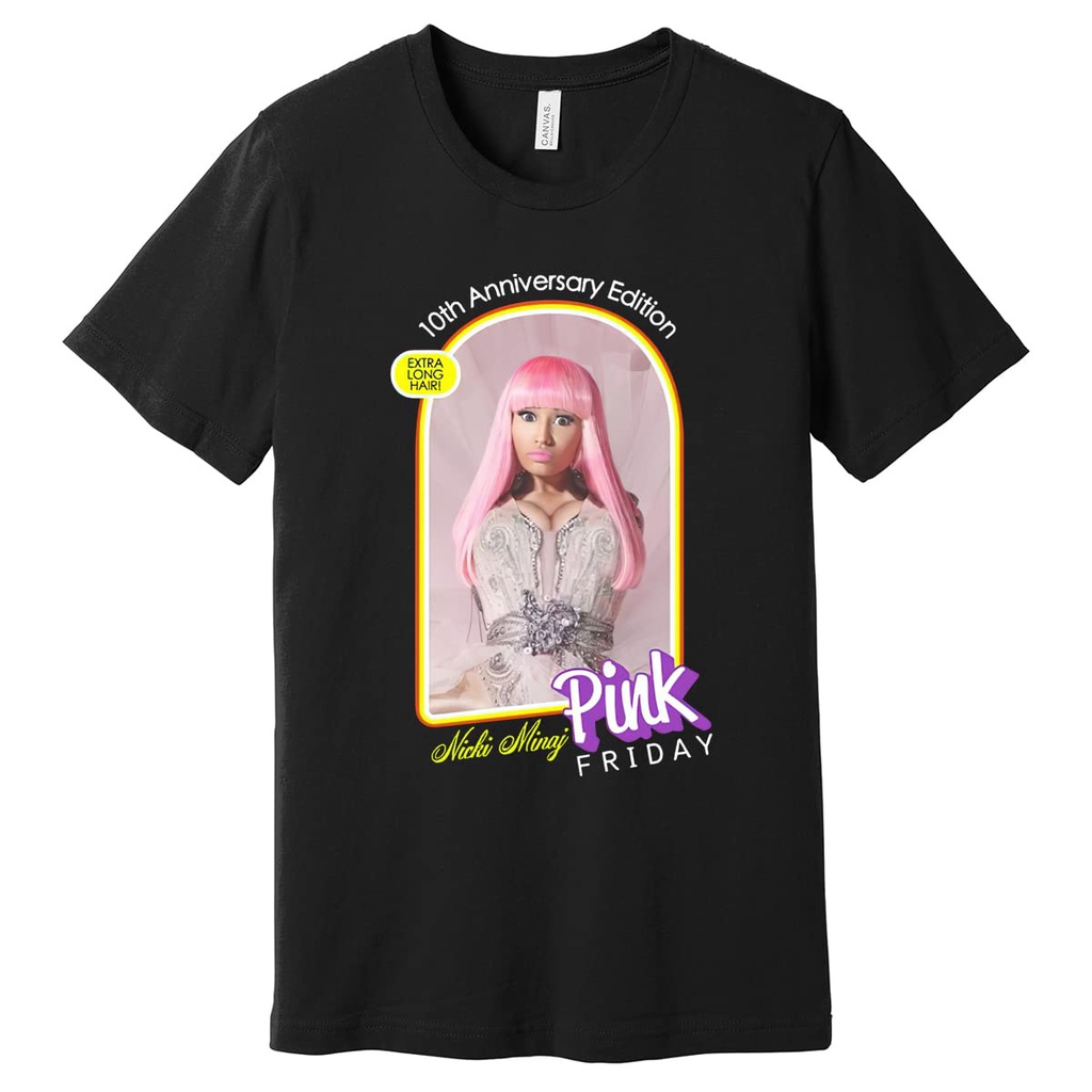 เสื้อยืดโอเวอร์ไซส์lavendertee-nicki-pink-friday-manaj-shirt-pink-friday-shirt-m2-เสื้อยืด-unisex-เสื้อกันหนาวs-3xl