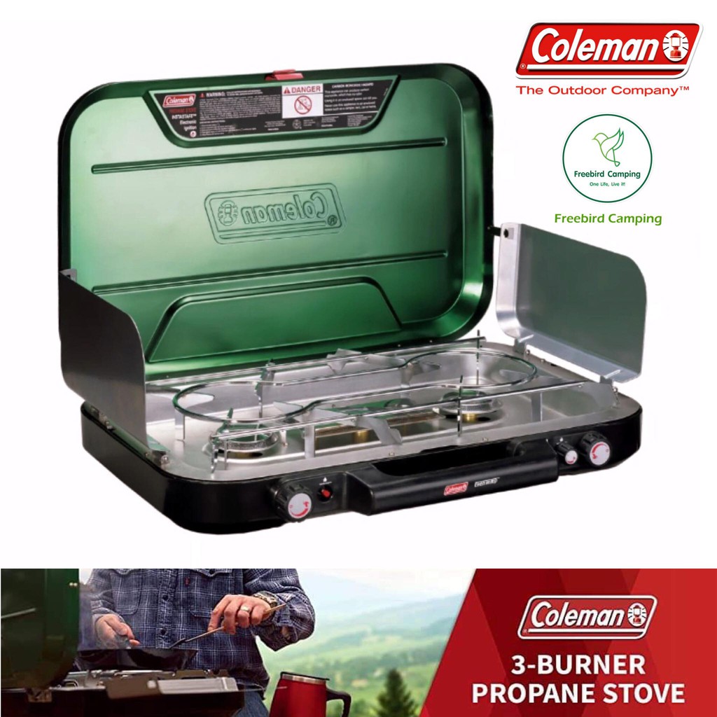 COLEMAN PerfectFlow InstaStart EvenTemp 3Burner Stove เตา เตาแก๊ส เตา