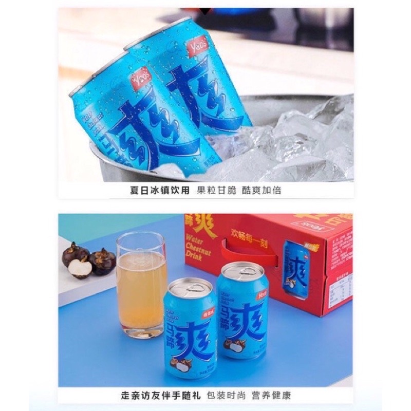 น้ำแห้ว-ทรงกระเทียม-น้ำแห้วจีน-water-chestnut-drink-300ml-กระป๋อง