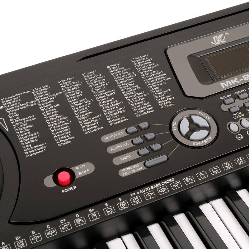 พร้อมเซตขาตั้ง-คีย์บอร์ด-61-คีย์-มาตรฐาน-รุ่น-mk-2089-61-key-electronic-keyboard-คีย์บอร์ดไฟฟ้า-พร้อม-adapter