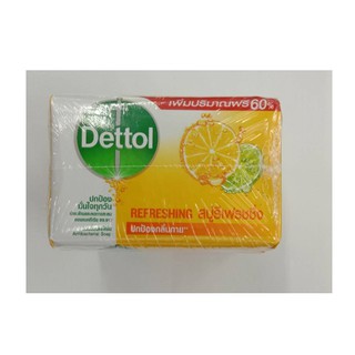 Dettol สบู่รีเฟรชชิ่ง บรรจุ 4 ก้อน