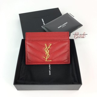 brandmekeerati กระเป๋า [ In-Stock] •• New•• YSL card case