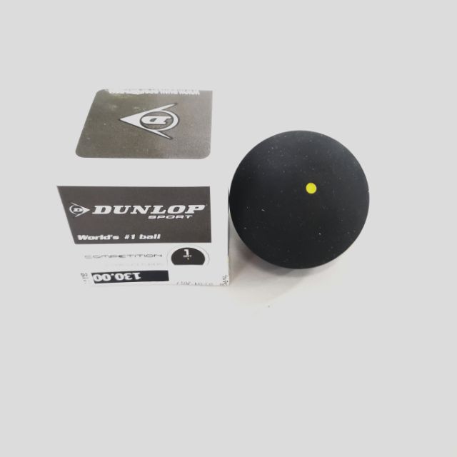 ภาพสินค้าDUNLOP ลูกสควอช 1 จุดเหลือง COMPETITION SQUASH BALL จากร้าน sportsmaax บน Shopee ภาพที่ 2