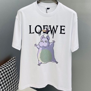 เสื้อยืดแขนสั้น พิมพ์ลายการ์ตูน Totoro ระดับไฮเอนด์ สําหรับผู้ชายเสื้อยืด เสื้อยืดผู้หญิง