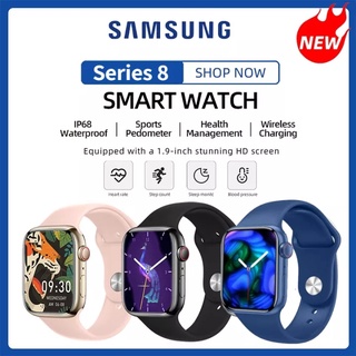Samsumg  SmartWatch Series8 สมาร์ทวอทช์ รองรับภาษาไทย กันน้ำ วอลล์เปเปอร์ที่เปลี่ยนได้ นาฬิกาสปอร์ต โทรและรับสาย