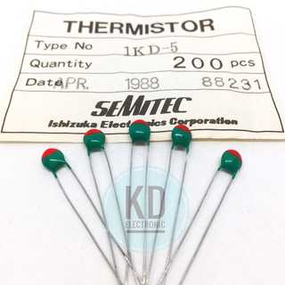 ((ชุด 5ชิ้น)) 1KD-5 TREMISTOR / เซ็นเซอร์วัดอุณหภูมิ / เทอร์มิสเตอร์