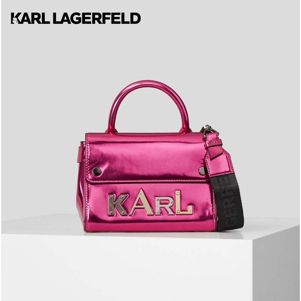 Karl Lagerfeld - K/IKON MIRROR-EFFECT MINI BAG กระเป๋าถือ | Shopee Thailand