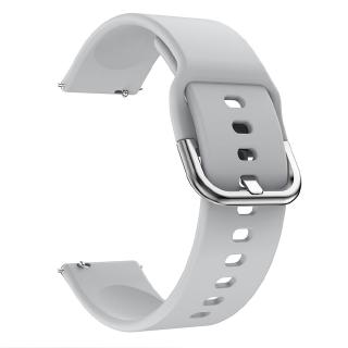 ภาพขนาดย่อของภาพหน้าปกสินค้าสายนาฬิกาข้อมือซิลิโคนสำหรับ for Samsung Galaxy Watch Active 2 40 / 44 มม./ Huami Amazfit GTR 42mm strap จากร้าน rongke.th บน Shopee