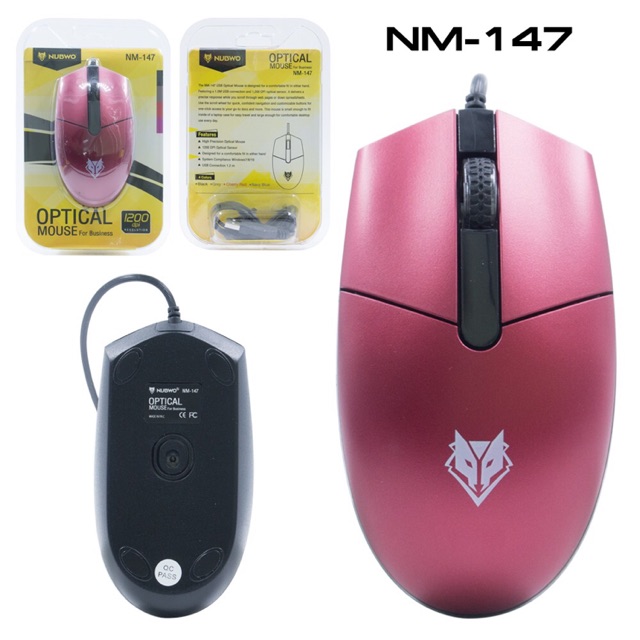 Nubwo NM -147 optical mouse | Shopee Thailand