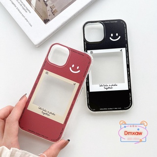 เคสโทรศัพท์มือถือนิ่ม แบบใส ลายหน้ายิ้ม พร้อมช่องใส่บัตร สําหรับ OPPO A12 A12E A7 A5S A3S A3 F7 A83 A1 F5 A77 F3 A71 F1S A39 A57 A37 A39 A57