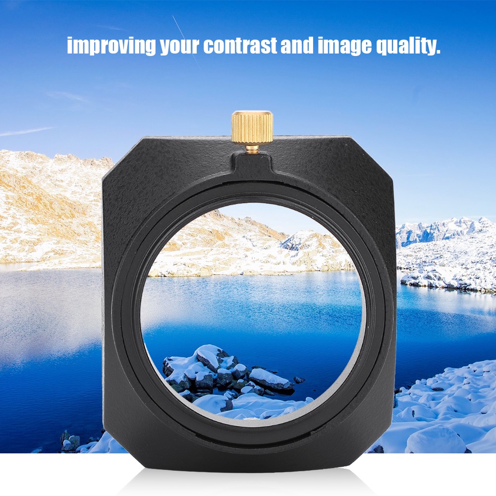 ข้อมูลเพิ่มเติมของ Barrel Camera Lens or for 46mm Shade Lens Hood DV Square Camcorder Filter Thread Video Digital