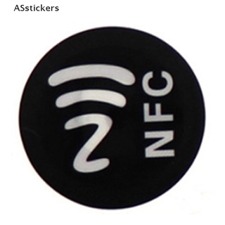 [ASstickers] สติกเกอร์แท็ก PET NFC Ntag213 กันน้ํา สําหรับโทรศัพท์ทุกรุ่น 1 ชิ้น