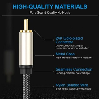 ภาพหน้าปกสินค้าCoaxial สายเคเบิ้ลเสียงดิจิตอล Rca To Rca Male Tv ซับวูฟเฟอร์ชุบทอง 12.04
 ที่เกี่ยวข้อง