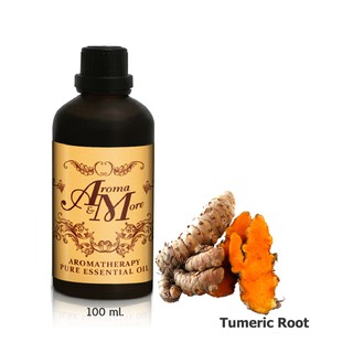 Aroma&amp;More Turmeric Root Essential oil 100% น้ำมันหอมระเหยขมิ้นชัน 100% ไทย / Thai 100ML