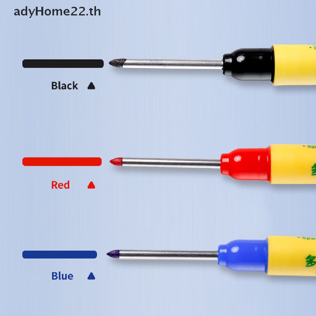 adyhome-ปากกามาร์กเกอร์-หัวยาว-33-มม-กันน้ํา-แห้งเร็ว-อเนกประสงค์-3-ชิ้น