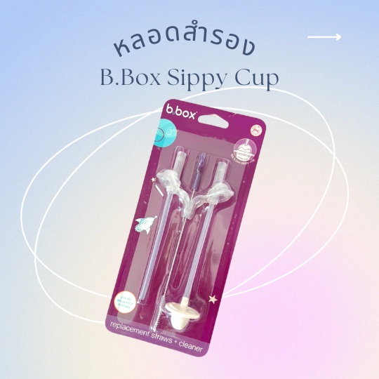 ภาพหน้าปกสินค้าBbox หลอดสำรอง พร้อมชุดทำความสะอาด สำหรับแก้ว Sippy Cup
