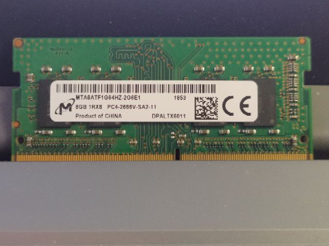 Micron ノート用メモリ PC4-2666V-SA2-11 8GB×20枚 Micron DDR4 8GB 2666MHz RAM 8GB 1RX8 PC4-2666V-SA2-11 ddr4