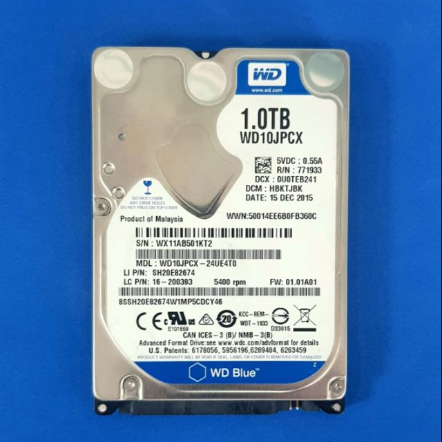 WD10JPCX 1TB 2.5" Internal Hard Drive | Shopee Thailand