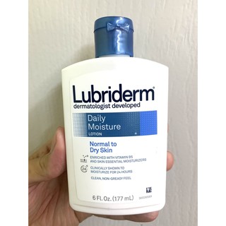 Lubriderm Daily Moisture Moisturizing Lotion for Normal to Dry Skin