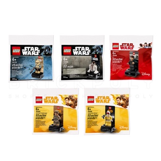 40176 + 40268 + 40298 + 40299 + 40300 : LEGO Star Wars Scarif Stormtrooper , R3-M2 , DJ , Kessel Mine , Han Solo