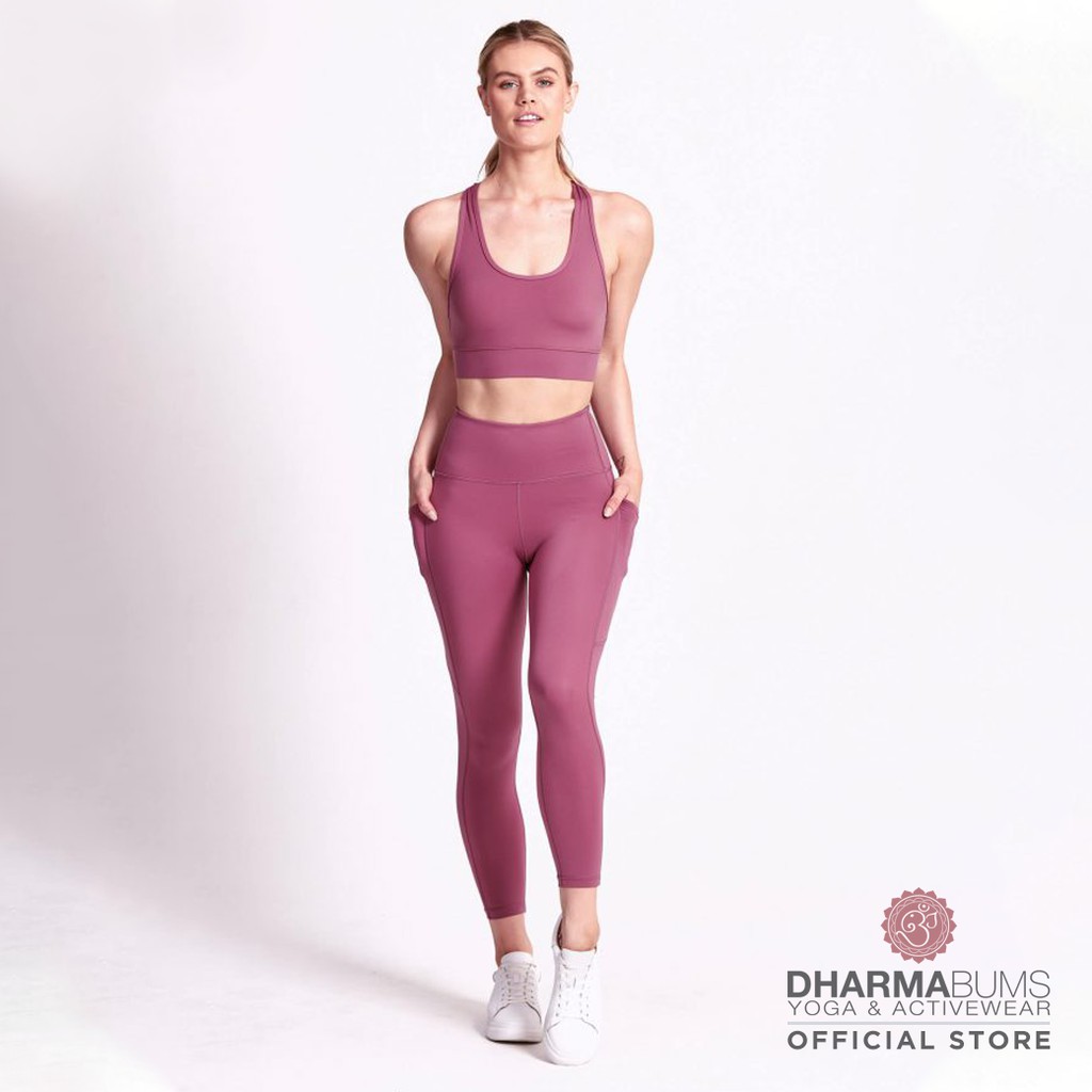 dharma-bums-motion-legging-7-8-rosewater-กางเกงเลกกิ้งออกกำลังกาย-มีกระเป๋า-ดาร์มา-บัมส์