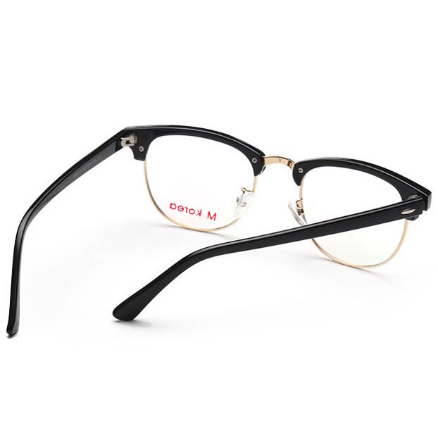fashion-m-korea-แว่นตากรองแสงสีฟ้า-d-754-สีดำด้านตัดทอง-ถนอมสายตา